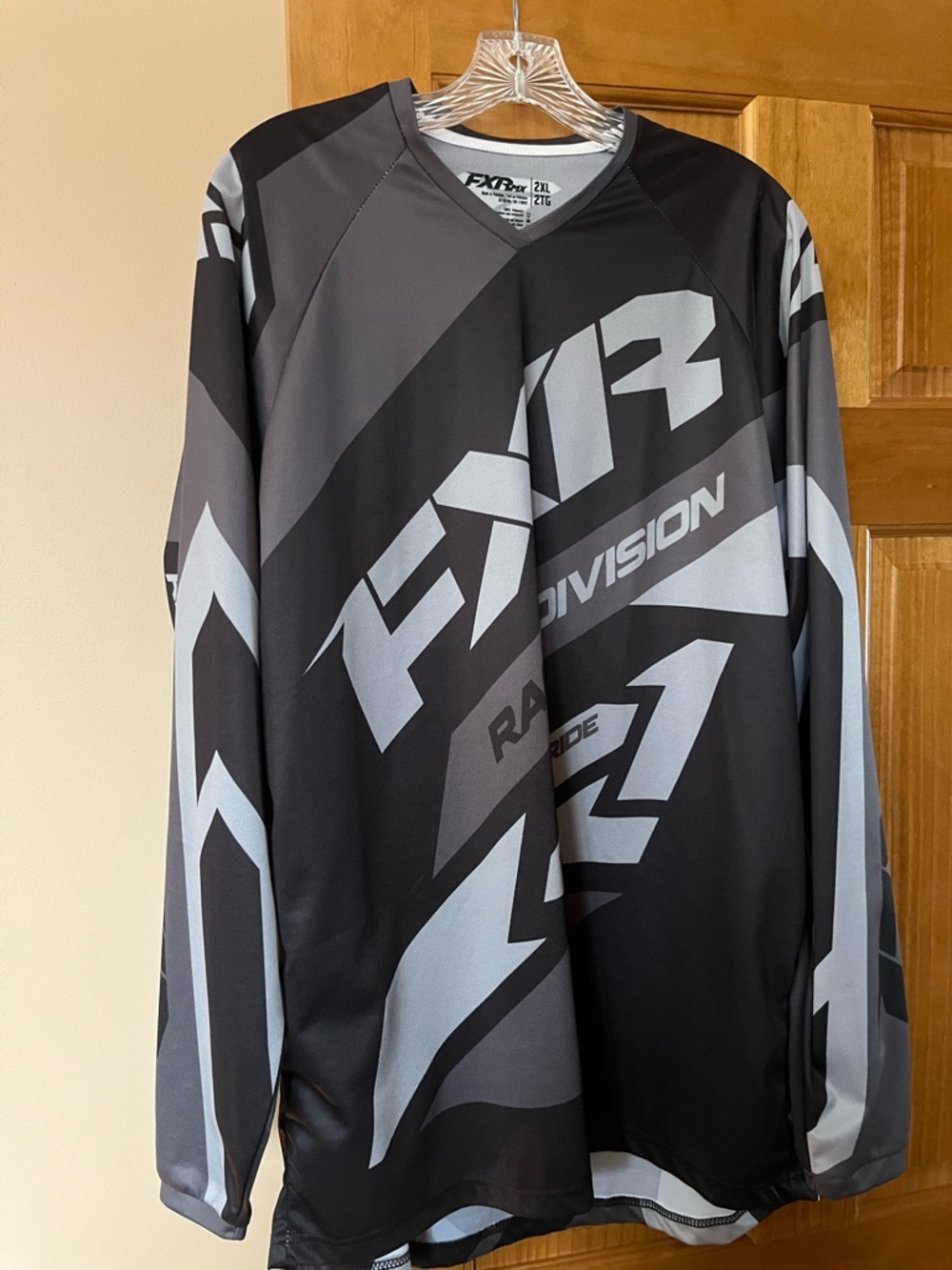 FXR Black & Gray Racing Jersey